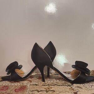 Badgley Mischka 'Xango' d'Orsay Black Heels Size 10 Never Worn